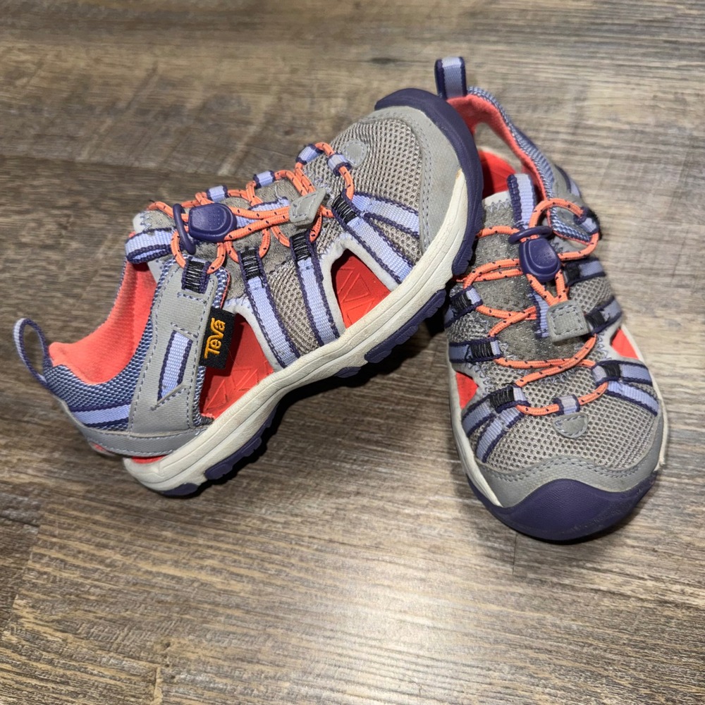 Teva Kids Manatee Sport Sandals Wild Dove Gray Purple Little Kid‎ Size 11